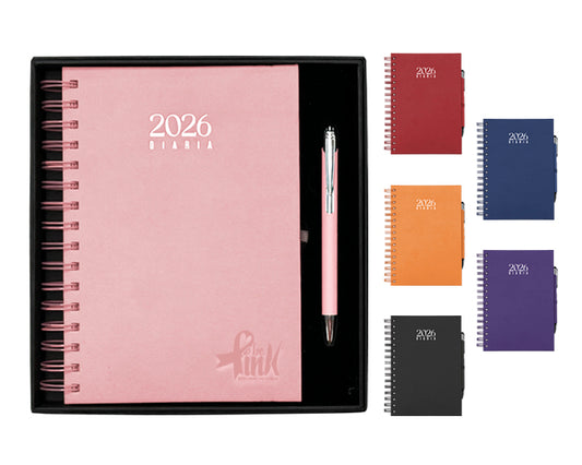 Agenda diaria con arillo Clio 2026