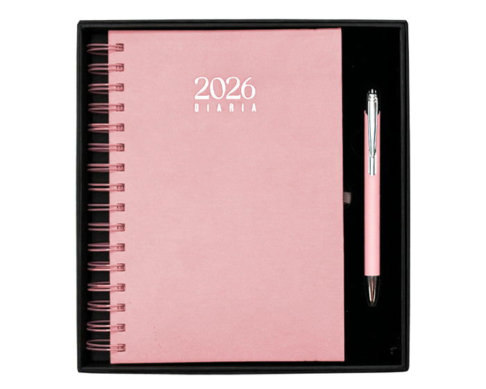 Agenda diaria con arillo Clio 2026