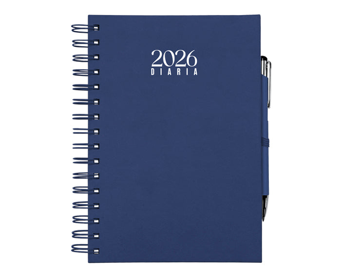 Agenda diaria con arillo Clio 2026