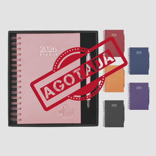 Agenda diaria con arillo Clio 2026