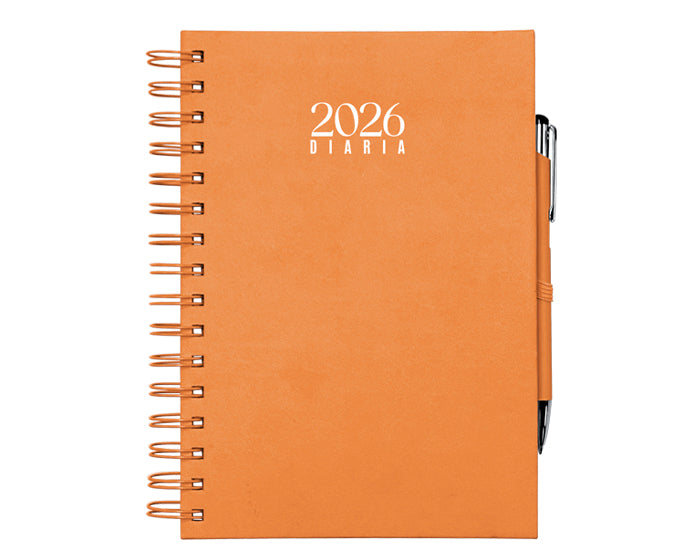 Agenda diaria con arillo Clio 2026