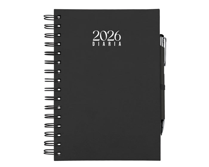 Agenda diaria con arillo Clio 2026