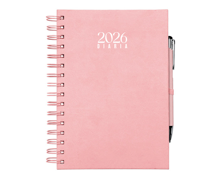 Agenda diaria con arillo Clio 2026