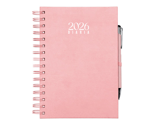Agenda diaria con arillo Clio 2026