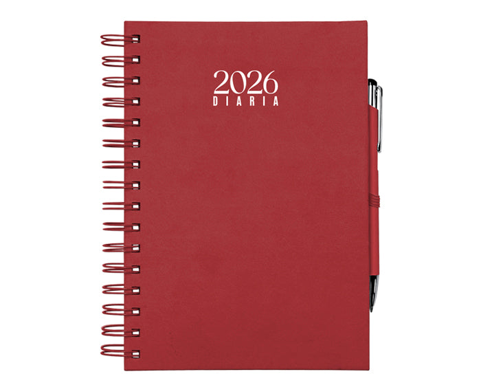 Agenda diaria con arillo Clio 2026